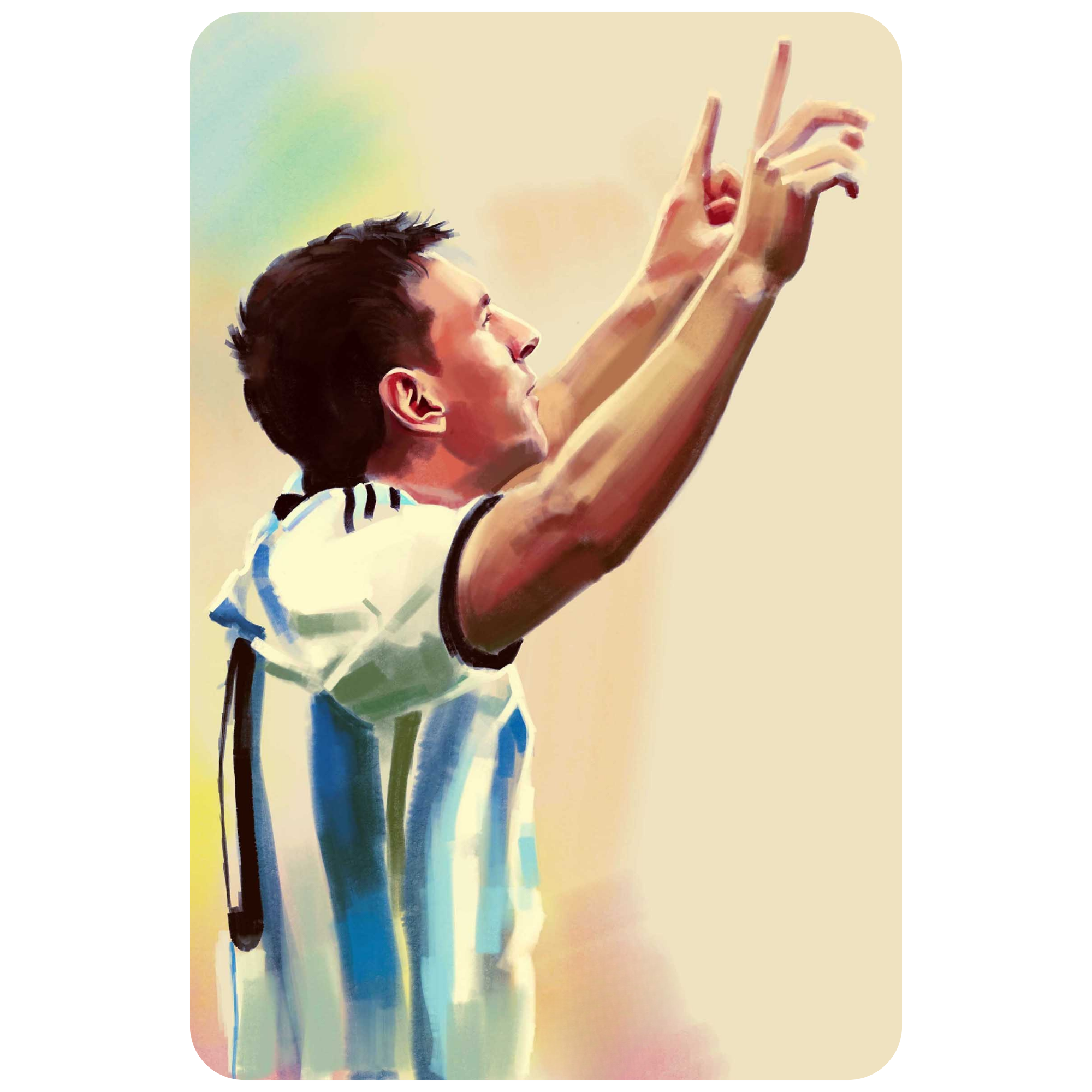 Textilná nálepka MESSI